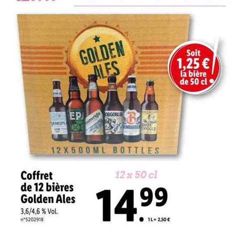 Promo Coffret De Bi Res Golden Ales Chez Lidl Icatalogue Fr