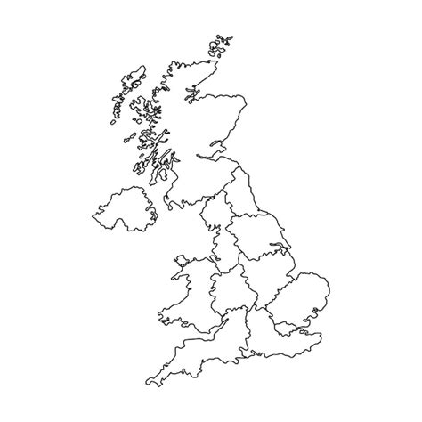 Page 2 United Kingdom Map Outline Vectors And Illustrations For Free