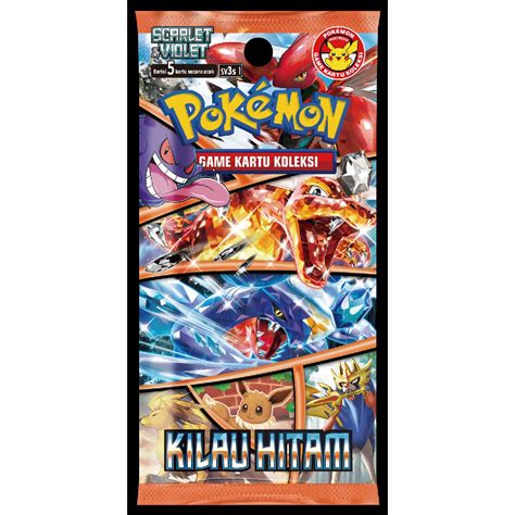 Jual Pokemon Kilau Hitam Booster Pack TCG Indonesia SV3S Shopee Indonesia