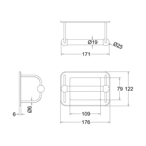 Burlington Toilet Roll Holder | Deluxe Bathrooms & Tiling Solutions UK