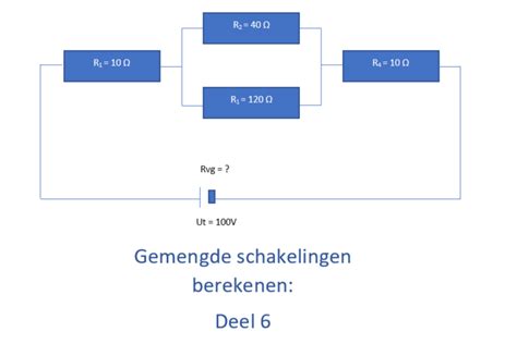 Gemengde Schakelingen Berekenen Oefeningen Deel Interactieve