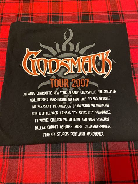 Godsmack Tour T Shirt Mens 2xl Etsy