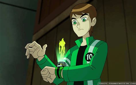 Download Engaging Action With Ben 10 Omnitrix Wallpaper