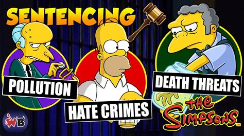 ⚖️ Sentencing The Simpsons Characters For Their Crimes ⚖️ Homer Mr