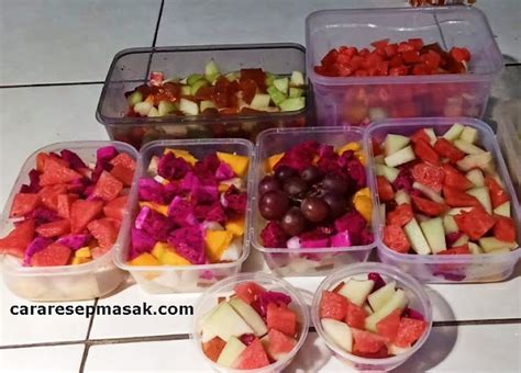 Cara Membuat Salad Buah Yang Yummy Dan Simpel Untuk Dijual RESEP HARIAN