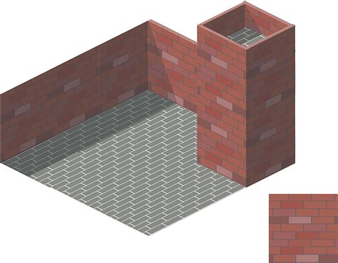 3d Brick Wall Clipart