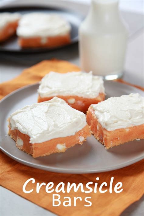 Orange Creamsicle Bars Baking Beauty