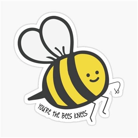 Bees Knees Sticker For Sale By Shaylikipnis Redbubble