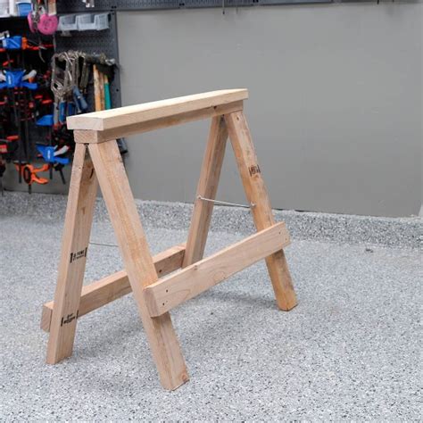 Diy Folding Sawhorse Plans Diy Designs By Anika
