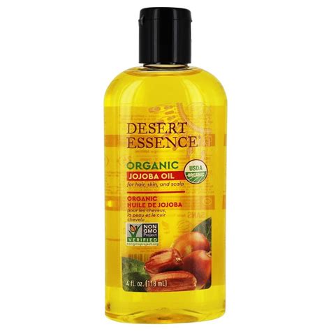 Desert Essence Organic Jojoba Oil 4 Fl Oz Desert Essence Jojoba