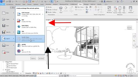 Exporting The Walkthrough In Revit Youtube