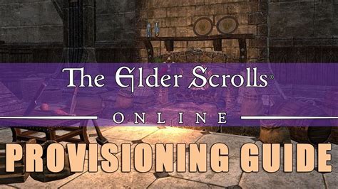 Elder Scrolls Online Provisioning Leveling Guide 2018 YouTube