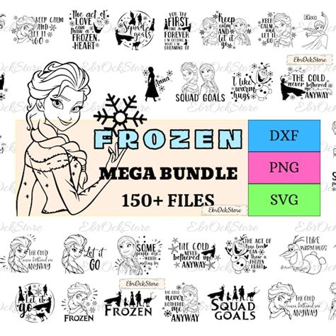 Frozen Svg Etsy