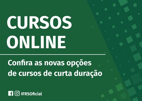 Cursos EaD Gratuitos Instituto Federal Do Rio Grande Do Sul