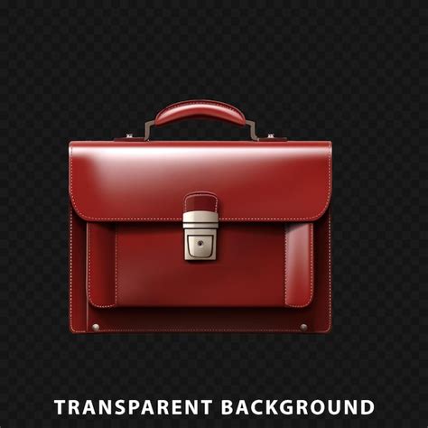 Premium Psd D Render Briefcase Isolated On Transparent Background