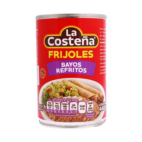 La Coste A Frijoles Bayos Refritos En Lata Precio Rappi