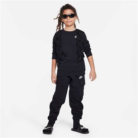 Nike Sportswear Club Fleece Cargo Kids Track Pants Black Fd3012 010