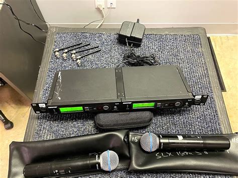 Shure Slx Combo Of With Beta H Mhz Reverb