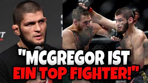 Khabib Spricht Ehrlich Ber Conor Mcgregor Youtube