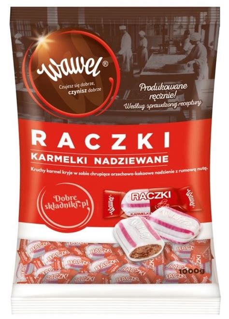 Cukierki Wawel Raczki Karmelki Nadziewane 1 Kg 12873577826 Allegro Pl