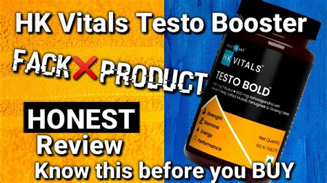 Health Kart Vitals Testo Bold Testosterone Booster Honest Review With