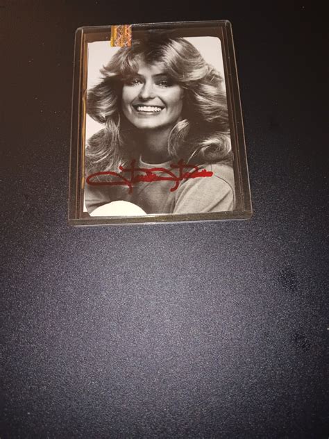 Farrah Fawcett Autograph With Coa - Etsy