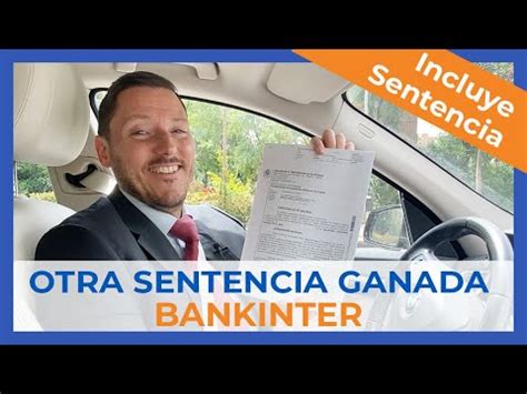 Otra Sentencia Ganada A Bankinter Puedes Ver La Sentencia