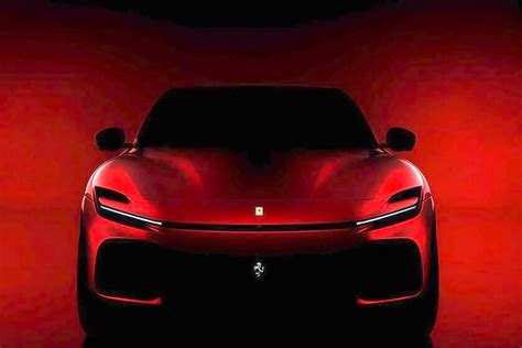 El Ferrari Purosangue Se Asoma Esta Es La Primera Imagen Oficial Del