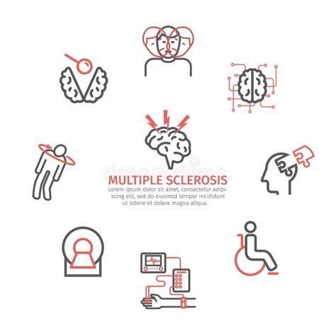 Risk Factors Multiple Sclerosis Stock Illustrations 4 Risk Factors