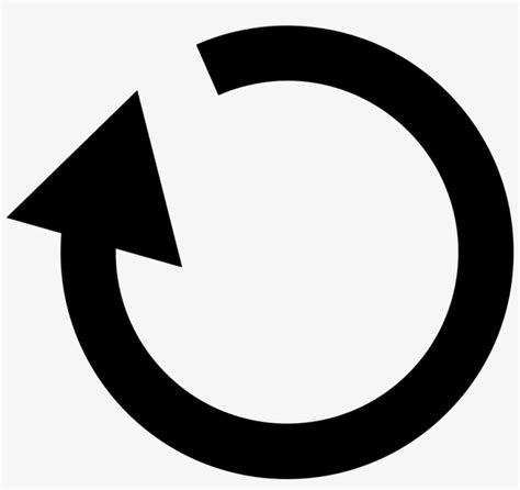 Circular Rotating Arrow Simbolo Circulo Con Flecha PNG Image