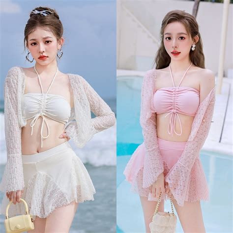 Set Bikini B B I I T M Bi N M Nh O Cho Ng Ch N V Y X E K N O Sexy Che B Ng Shopee