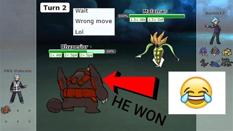 Rhyperior Sweeps Everything Almost In Anything Goes Pokemon Showdown