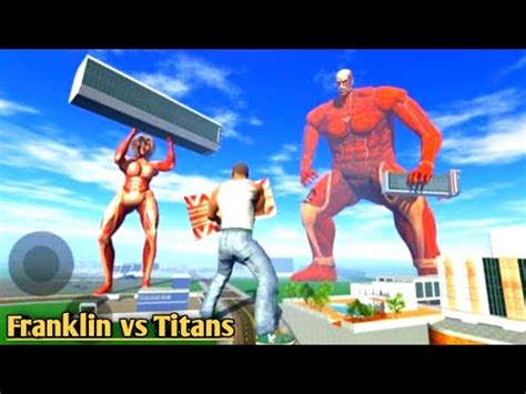 Giant Franklin Vs Giant Titan Fight Indian Bikes Driving D Titan