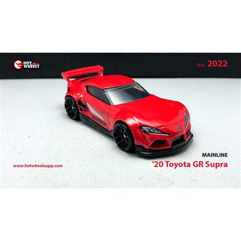 Xe Mô Hình Hot Wheels 1 64 20 Toyota Gr Supra Then And Now Red New