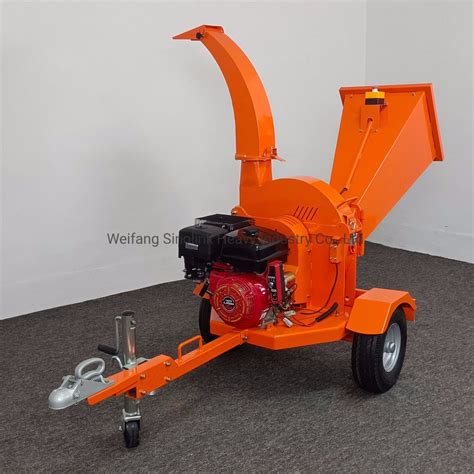 15hp 420cc Gasoline Powered Atv Disc Wood Chipper Shredder Machine