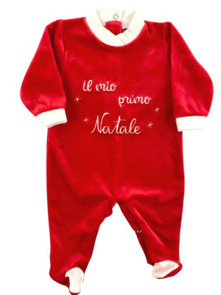 Tutina Ciniglia Il Mio Primo Natale Rosso