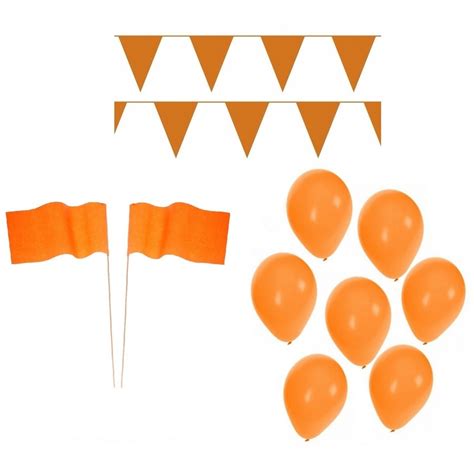 Koningsdag Feestpakket Met Oranje Versiering En Decoratie Fun En Feest