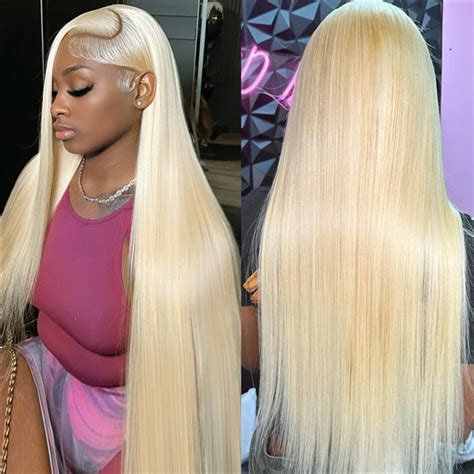 Blonde 613 Glueless Wigs 13×4 Lace Closure Preplucked With Natural Hairline Hd Lace Wigs Hair