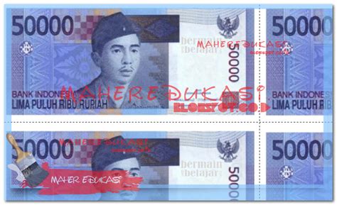 Download Uang Rupiah Mainan Untuk Paud Tk Sd Belajar Mengenal Dan