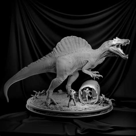 Spinosaurus Jurassic Park Stl 3d Print Files My Stl