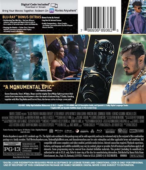 Blackpantherwakandaforever Blu Raycover Back Screen Connections