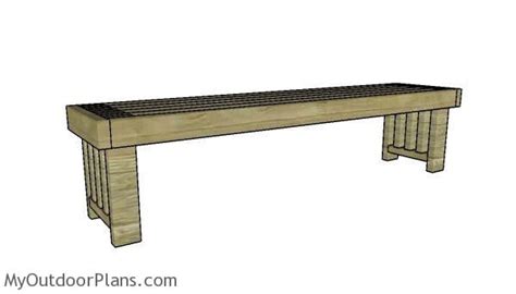 Simple 2x4 Bench Plans | MyOutdoorPlans