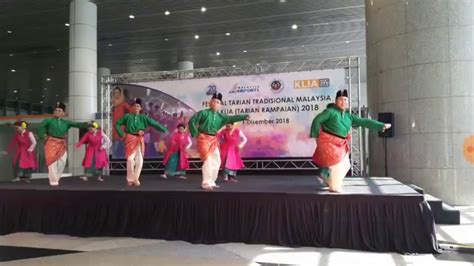 Festival Tarian Tradisional Malaysia Di Klia Tarian Rampaian 2018