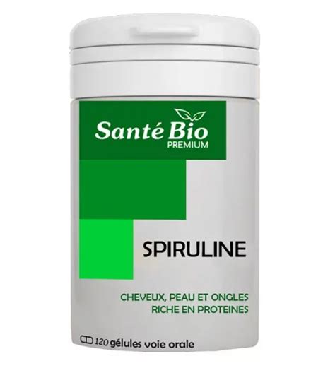 Sante Bio Spiruline 120 Gélules Citymall