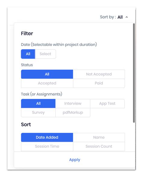 How To Filter And Sort Participants Methinks Technologies Inc