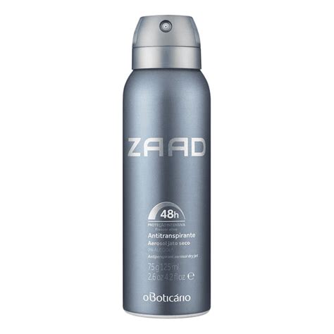 Desodorante Antitranspirante Aerosol Zaad 75g 125ml O Boticário