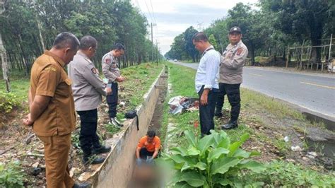 Mayat Tanpa Identitas Ditemukan Dalam Parit Jalinsum Di Simalungun