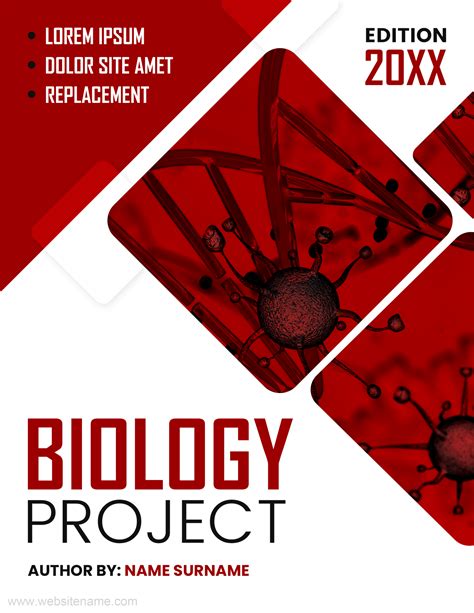 Biology Project Front Page Designs | Download MS Word Files