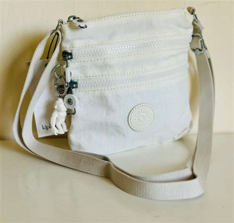 Kipling Alvar Xs Mini Crossbody Sling Shoulder Bag Purse New Alabaster