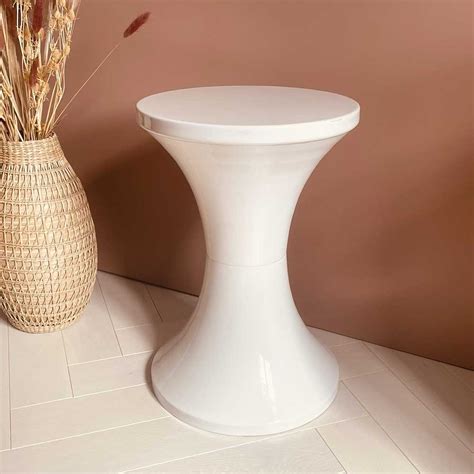 Tabouret Tamtam En M Tal Coloris Blanc